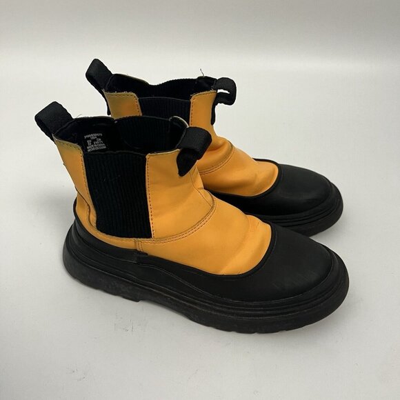 zara kids Rubber Toe Cap Ankle boots Size 33 US Sz 2 - Picture 6 of 11